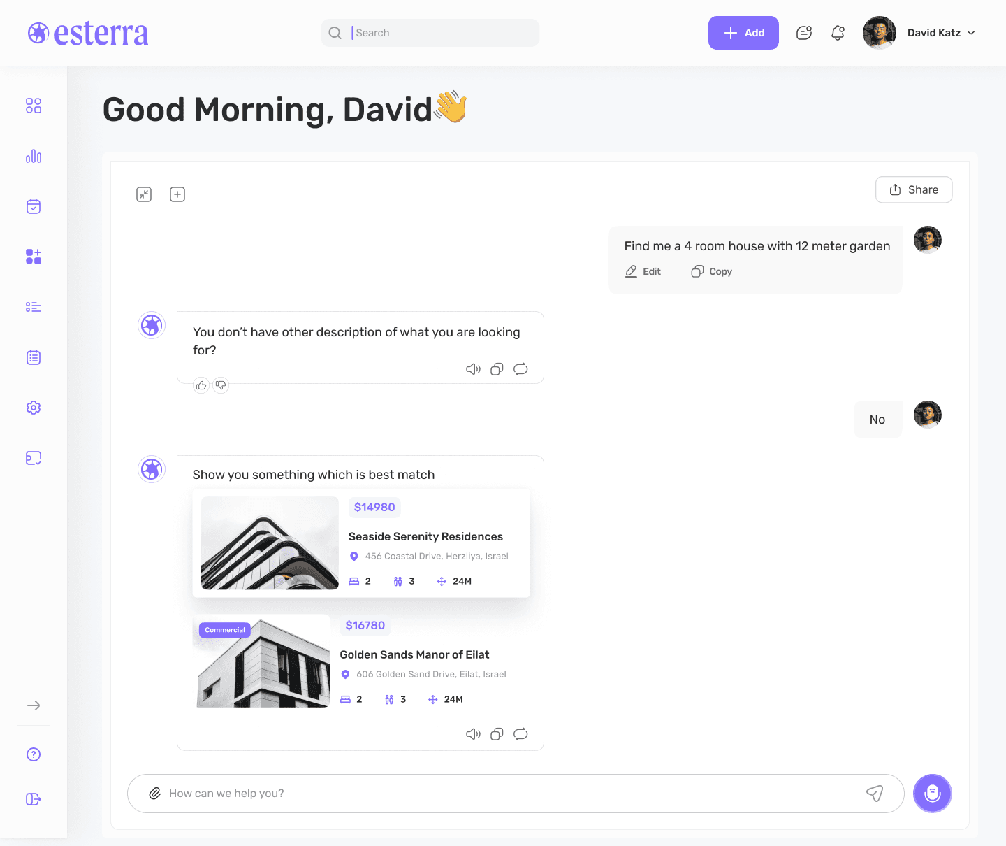 Desktop Chat Dashboard